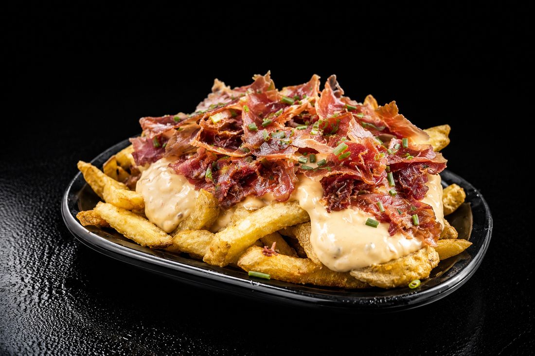Frites Jamón